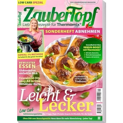 Abbildung von mein Zaubertopf Sonderheft Abnehmen 01/2025 Leicht &amp; Lecker Bewusster Essen Feierabend hits