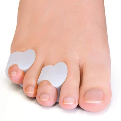 Abbildung von Welnove Zehentrenner, Gel Zehenspreizer, Kleine Bunion korrektur zur Verhinderung von Reibung und Druckentlastung (12 Stück)
