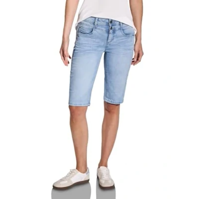 Abbildung von Street One Damen A378567 Bermudas/Shorts, Light Blue Random Washed, 31
