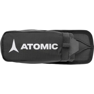 Abbildung von Salomon Atomic Thermo Flask Holder Black I Flaschenhalter für 500ml Softflask Trinkflaschenhalter zum Befestigen am Rucksack Getränkehalter mit Isolation robuste Hülle Trinkflasche