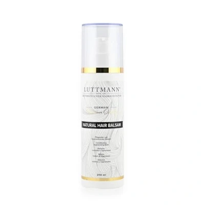 Abbildung von LUTTMANN® Natural Hair Balsam 200 ml Haarersatz Spülung Intensive Pflege für sämtliche Echthaarperücken, Haarteile, Extensions &amp; Eigenhaar Made in Germany dermatologisch getestet