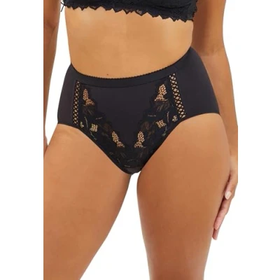 Abbildung von Sans Complexe Damen Slip COTON D&#039;ARUM, Spitze, Schwarz, 44 (Herstellergröße: 46/48)