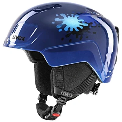 Abbildung von uvex heyya leichter Skihelm für Kinder individuelle Größenanpassung optimierte Belüftung midnight splash 46 50 cm