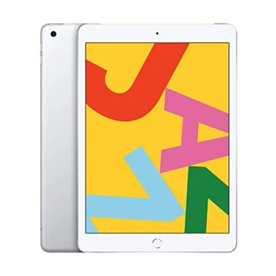Abbildung von 2019 Apple iPad (10,2 Zoll, Wi Fi + Zellular, 128GB) Silber (Generalüberholt)