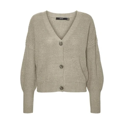 Abbildung von VERO MODA Damen VMLEA LS V Neck Cuff Cardigan NOOS 10273853, Laurel Oak, S
