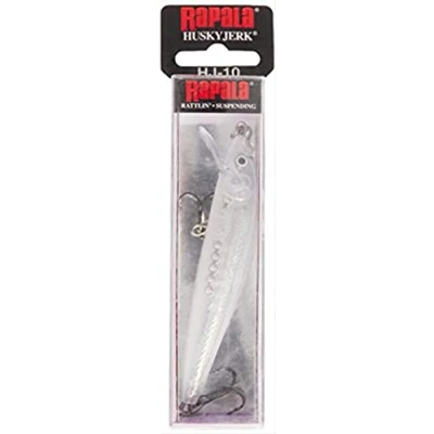Abbildung von Rapala Husky Jerk Angelköder Widerstandsfähiges Angelzubehör Süßwasser Spinnköder Lauftiefe 1.2 2.4m Fischköder 10cm, 10g Hergestellt in Estland Firetiger
