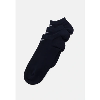 Abbildung von Emporio Armani Underwear Men&#039;s 3 Pack In Shoe Socks, Marine, S/M