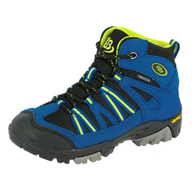 Abbildung von Brütting Unisex Kinder Ohio High Trekking &amp; Wanderstiefel, Blau Schwarz Lemon, 33 EU