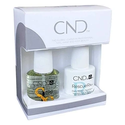 Abbildung von CND RescueRXx &amp; Solar Oil Kit Nagel Reparatur Pflege Set