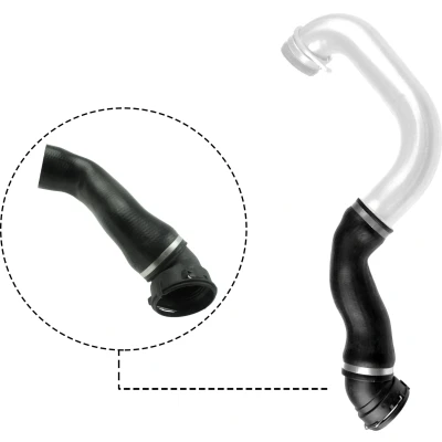 Abbildung von GATES 09 0185 Ladeluftschlauch PE (Polyethylen) BMW: 5 Touring, Saloon