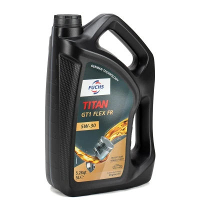 Abbildung von Fuchs Titan GT1 FLEX FR 5W 30 5l Motoröl 602094841 MERCEDES BENZ: CLS Coupe, E Class Saloon, RENAULT: ESPACE 4, CLIO 2, SCENIC 3