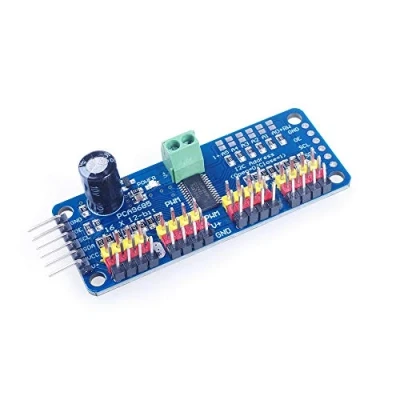 Abbildung von ANGEEK PCA9685 16 Kanal 12 Bit PWM Servotreiber Motor Treiber I2C Modul IIC Schnittstelle kompatibe mit Arduino Roboter und Raspberry Pi