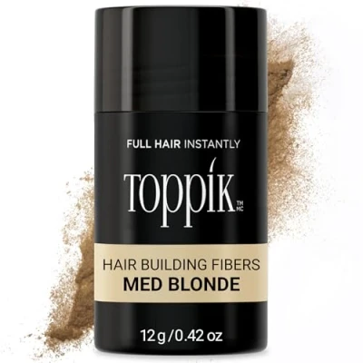 Abbildung von TOPPIK Hair Building Fibers Medium Blonde, 1er Pack (1 x 12 g)
