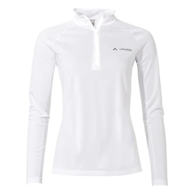 Abbildung von Vaude Larice Light Langarmshirt, Damen, Größe: 40, White uni