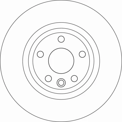 Abbildung von TRW DF6947 Bremsscheibe 300 10 5 108 voll lackiert hochgekohlt LAND ROVER: Discovery Sport