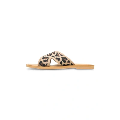 Abbildung von Roxy Andreya LEO Pantolette flach, Damen, Größe: 42, Leopard print Schuhe