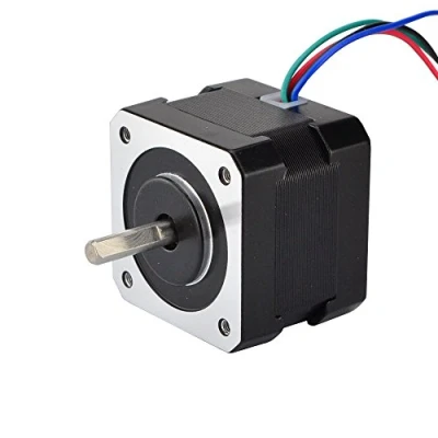 Abbildung von STEPPERONLINE Nema17 Schrittmotor 26Ncm 1.8deg w/ 1m Kabel &amp; Verbinder 12V 0.4A für CNC 3D Drucker und Roboter