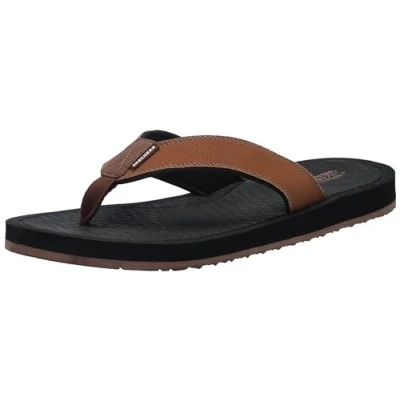 Abbildung von Skechers Tantric Copano Herren Turnschuhe, Brown Synthetic, 44 EU