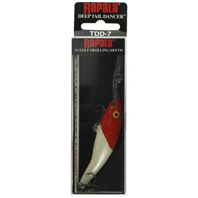 Abbildung von Rapala Deep Tail Dancer Angelköder Angelzubehör aus Balsaholz Stabile Tauchschaufel Süßwasser Spinnköder Lauftiefe 9m Fischköder 11cm, 22g Hergestellt in Estland Live Perch