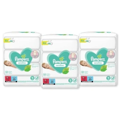 Abbildung von Pampers Sensibel Feuchte Tücher, 3 x 4 80 Tücher (960 Wischtücher)