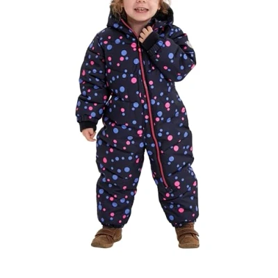 Abbildung von Killtec Kinder Skioverall Karter Mini Schneeanzug mit Kapuze 10.000 mm Wassersäule Skianzug für Mädchen und Jungen, dunkelnavy, 110/116, 34238 000