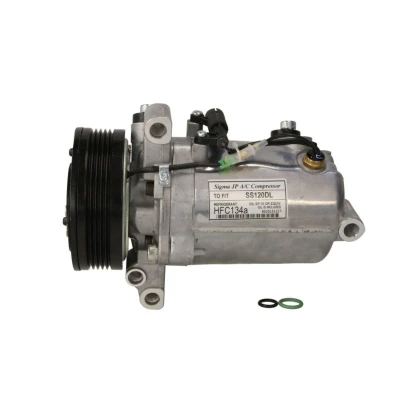 Abbildung von NRF EASY FIT 32414 Kompressor SS120DL 12 PAG 100 R 134a mit Kompressoröl, Dichtring BMW: 3 Saloon, 5 X3