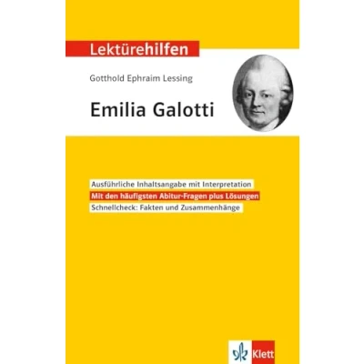 Abbildung von Klett Lektürehilfen Lessing, Emilia Galotti: Interpretationshilfe für Oberstufe und Abitur