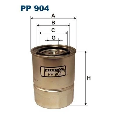Abbildung von Kraftstofffilter FILTRON PP904