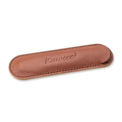 Abbildung von Kaweco 1er Leder Etui I Stifte passend f?r die Sport Serie Schreibetui aus echtem mit sch?ner Pr?gung schicke &amp; Klassische Stifttasche Stiftetui 12 x 3,5 cm in Brandy