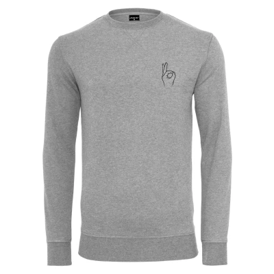 Abbildung von Mister Tee EASY SIGN Crewneck Sweatshirt, Herren, Größe: XL, Grey