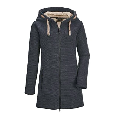 Abbildung von G.I.G.A. DX Damen Casual Strickfleeceparka/Fleecejacke mit Kapuze GW 54 WMN KNTFLC PRK, dunkelnavy, 38, 37640 000