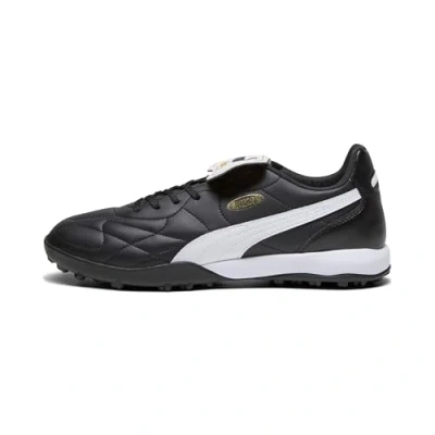 Abbildung von PUMA Unisex King Top Tt Soccer Shoe, Black White Gold, 37 EU
