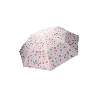 Abbildung von Sterntaler Kinder Unisex Regenschirm Taschenschirm Blumenwiese Kinderschirm, Schultaschenschirm, mit reflektierendem Logo beige