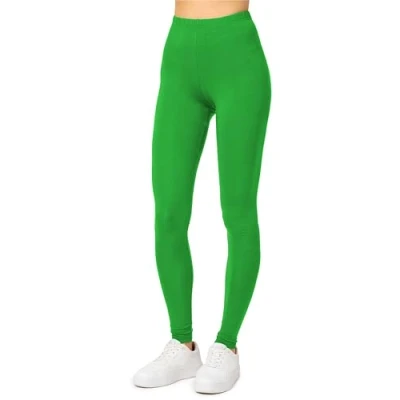 Abbildung von Merry Style Damen Lange Leggings aus Viskose MS10 143 (Grün, M)