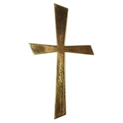 Abbildung von Rayher 31504000 Wachs Motiv Kreuz Gold, 10,5x5,5cm, SB Btl 1Stück