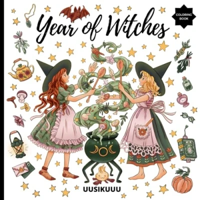 Abbildung von Year of Witches: Witch Coloring Book for Adults (Witches Books)