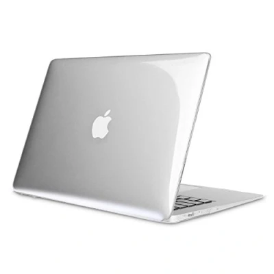 Abbildung von Fintie Hülle Kompatibel mit MacBook Air 13 (2010 2017) A1466/A1369, Ultradünne Plastik Hartschale Schutzhülle Snap Case, Nicht 2020, Transparent