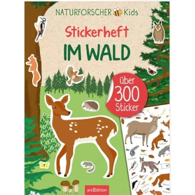 Abbildung von Naturforscher Kids Stickerheft Im Wald: Über 300 Sticker für naturbegeisterte Kinder ab 4 Jahren