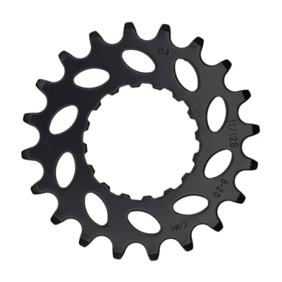 Abbildung von KMC Unisex Adult KB 20 E Bike Kettenblatt für Bosch GEN 2 Motoren, 1/2&quot; x 11/128&quot;, CrMo Stahl, Schwarz, Einheitsgröße