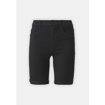 Abbildung von ONLY Onlrain LIFE MID LONG Jeans Shorts, Damen, Größe: XS, Black