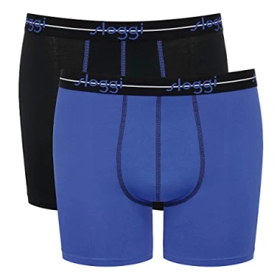 Abbildung von Sloggi 2ER Packstart C2P BOX Panties, Herren, Größe: XL, Schwarz blau