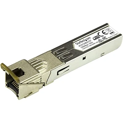 Abbildung von StarTech.com Gigabit Kupfer RJ45 SFP Transceiver Modul (HP 453154 B21 kompatibles SFP, 1000Base T, Mini GBIC)