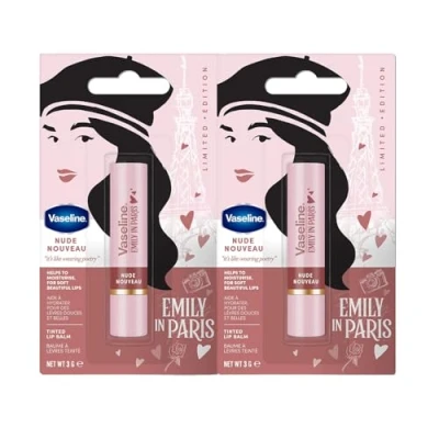 Abbildung von Vaseline x Emily in Paris Nude Nouveau Feuchtigkeitsspendender Lippenbalsam Stick Limited Edition (2er Pack Nouveau)