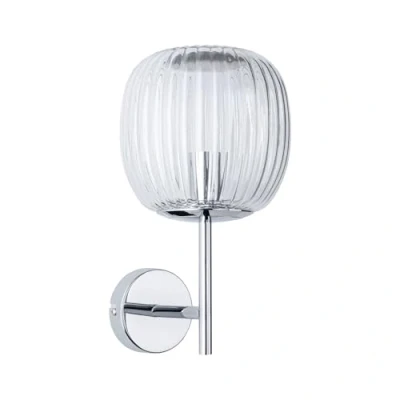 Abbildung von Paulmann Wandleuchte »Ruya IP44 E14 230V max. 20W Glas, Chrom«, 1 flammig, Leuchtmittel ohne