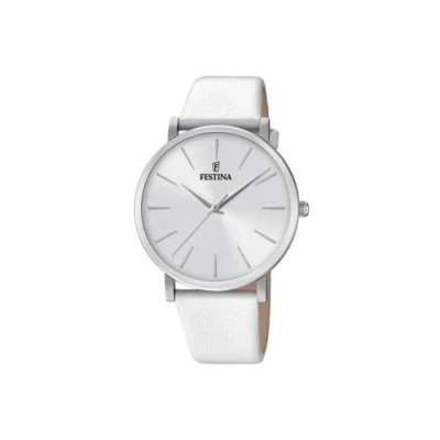 Abbildung von Festina Damen Analog Quarz Uhr mit Leder Armband F20371/1