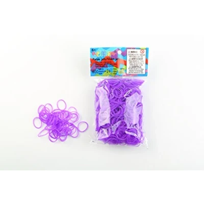 Abbildung von Rainbow Loom Haargummis violett Jelly