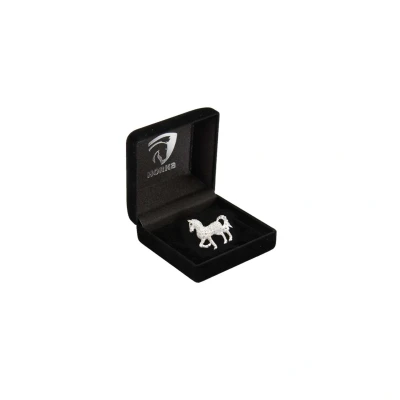 Abbildung von Horka Plastron Nadel Glitzer Silber