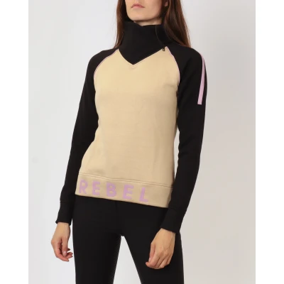 Abbildung von Rebel Pullover Contrast Schwarz