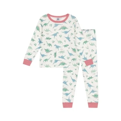 Abbildung von Petit Bateau KIDS Britain DINO Nachtwäsche Set für Kinder, Größe: 110, Marshmallow/multicolor
