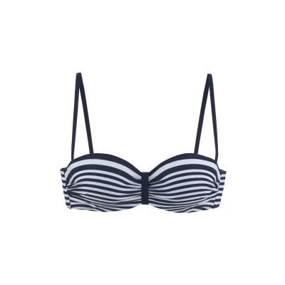 Abbildung von Lascana Bikinitop, Damen, Größe: 34xB, Marine weiß